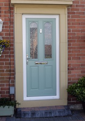lightblue door red brick crop lightblue door red brick crop