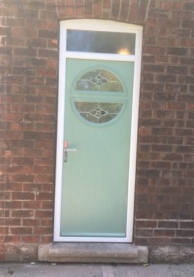 lightblue door semicircle glass lightblue door semicircle glass